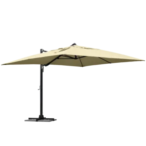 Rechteckiger Sonnenschirm NATERIAL Sombra in Beige