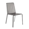 Gartenstuhl NATERIAL Idaho aus grauem Aluminium V2